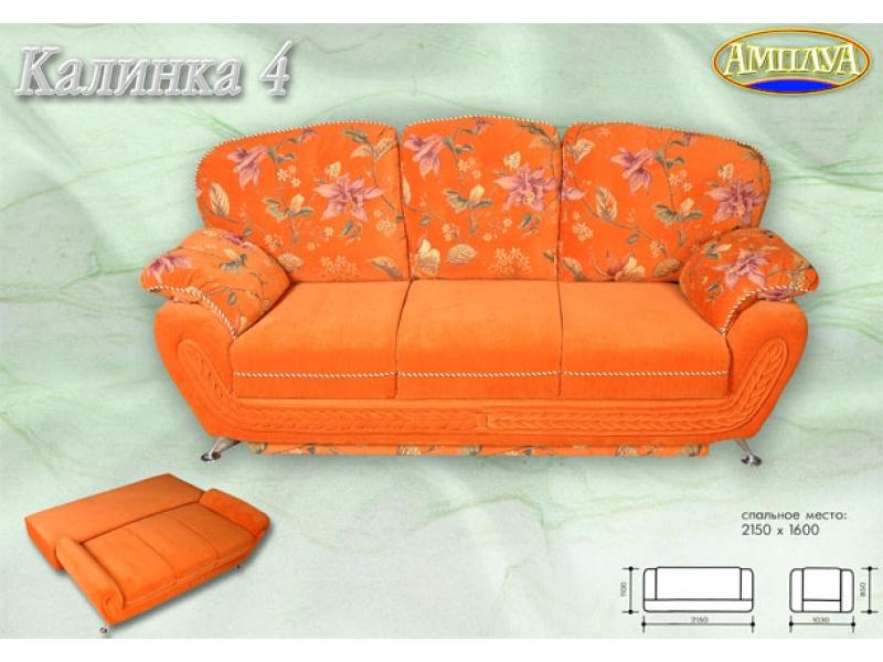 диван прямой калинка-4 еврокнижка в Архангельске