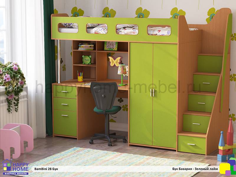 кровать-чердак bambini 28 в Архангельске