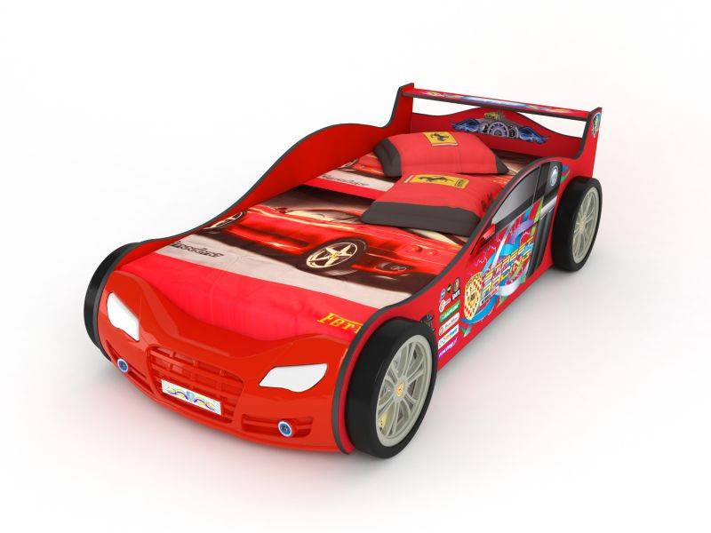 кровать машина rх800е red (190*90) gsr-8015r в Архангельске