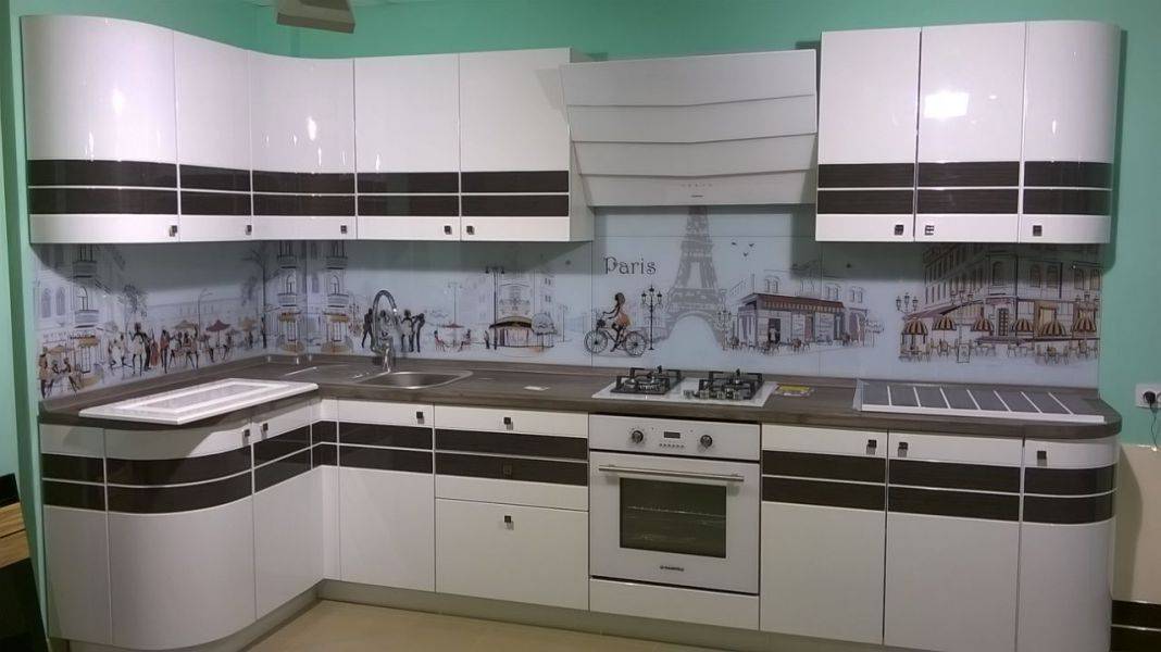 угловая кухня глянец в Архангельске