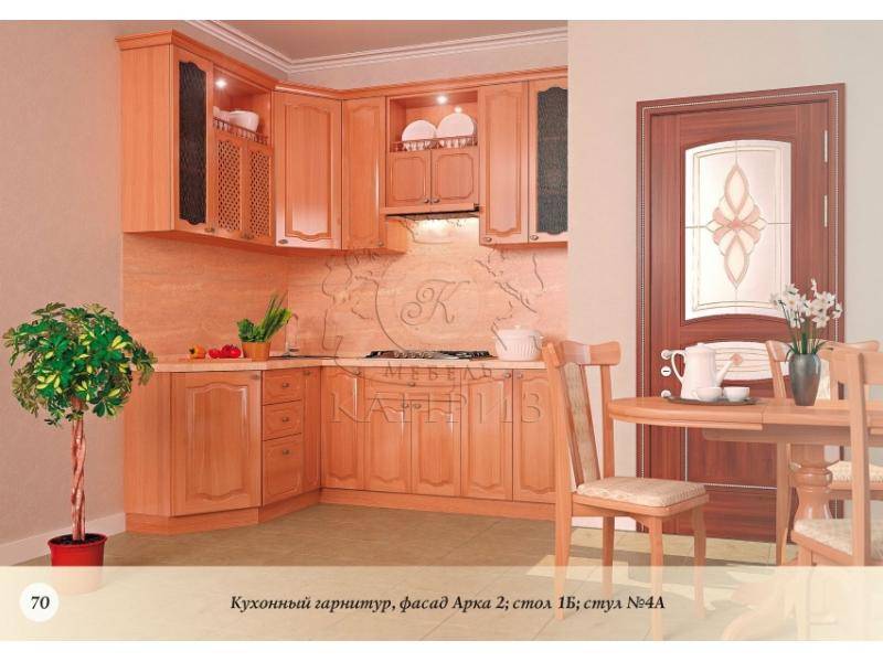 кухня с фасадами арка в Архангельске