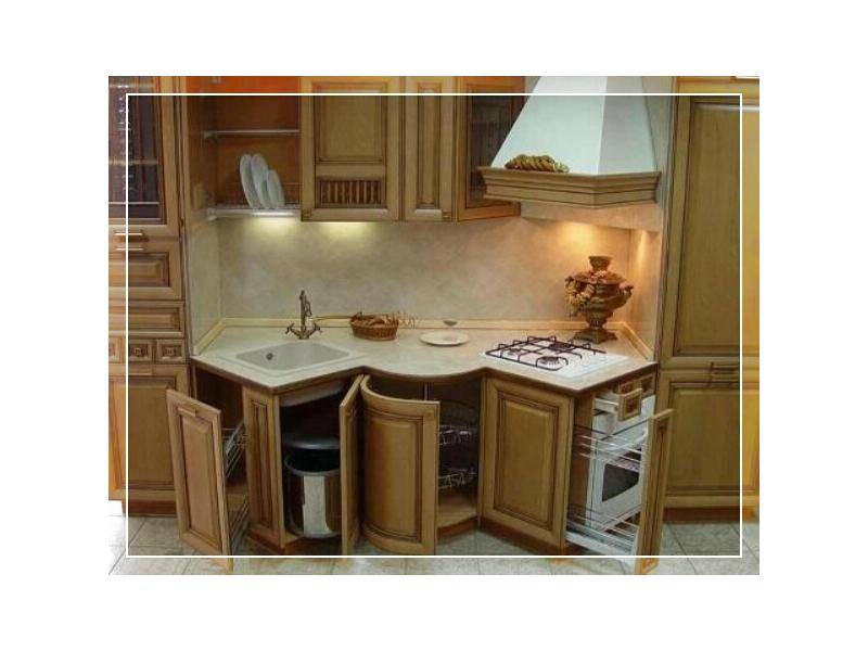 современная кухня из массива в Архангельске