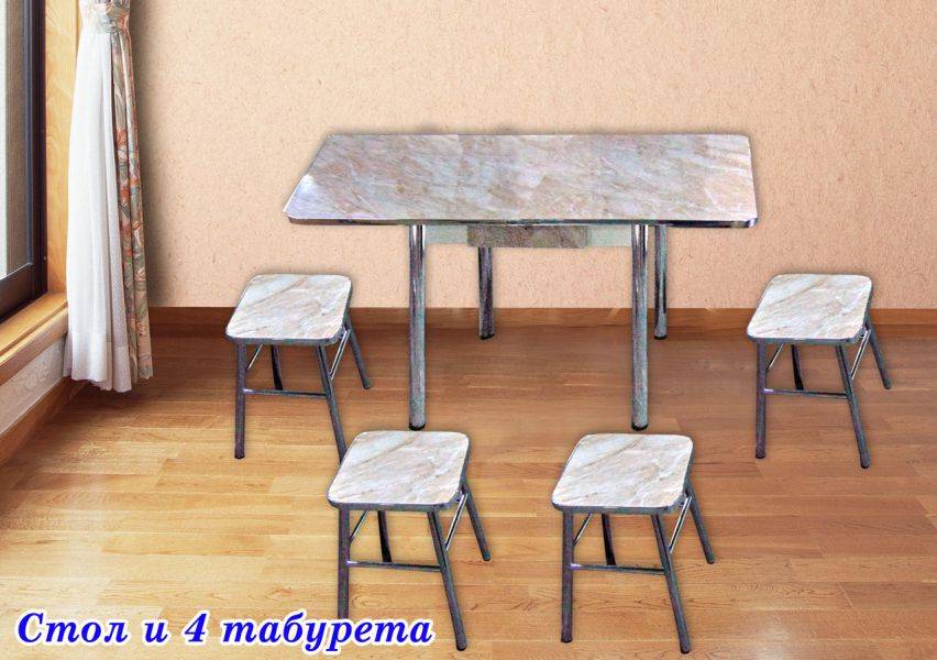 стол с табуретами в Архангельске