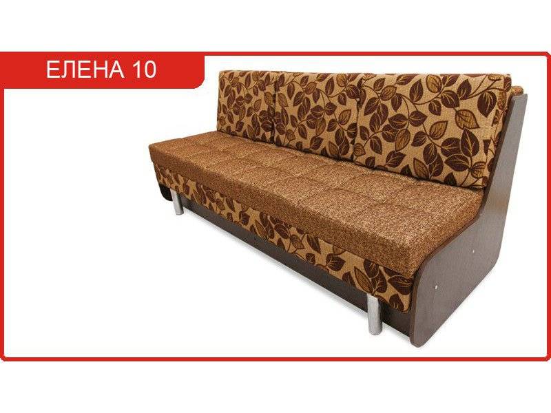 кухонный прямой диван елена 10 в Архангельске