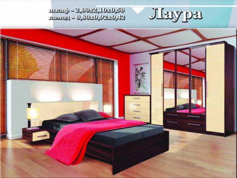 спальный гарнитур «лаура» в Архангельске