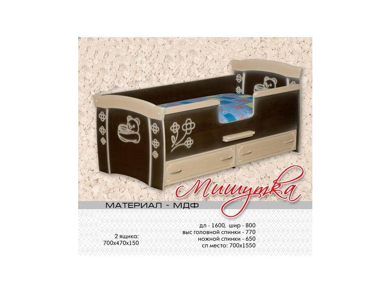 детская кровать мишутка в Архангельске