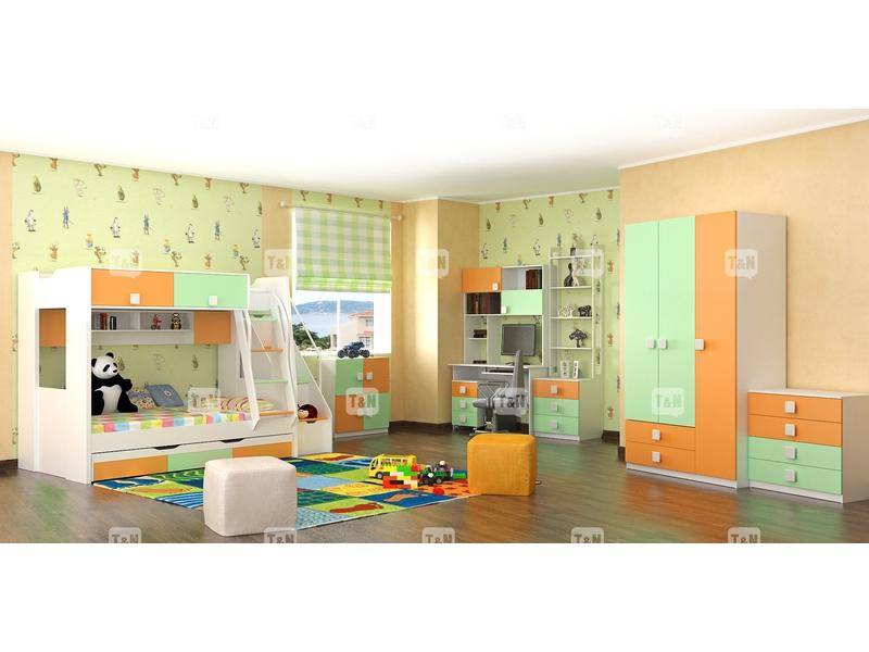 детская двухъярусная кровать rich green в Архангельске