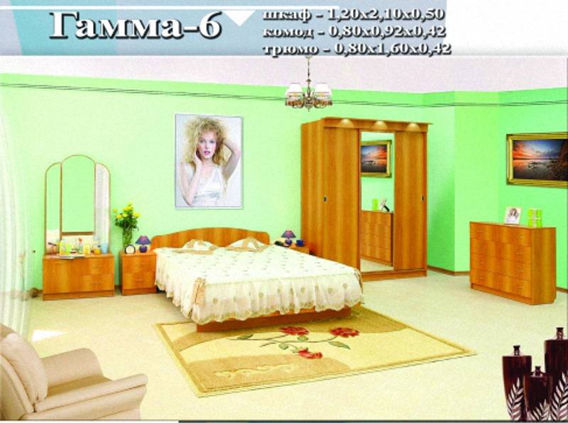 спальный гарнитур «гамма 6» в Архангельске
