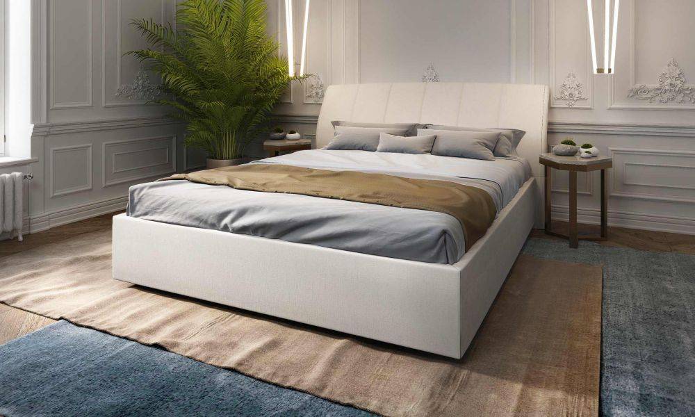 кровать orchidea (орхидея) с изогнутым изголовьем в Архангельске