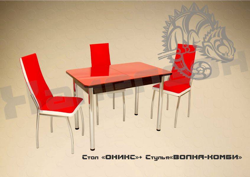 стол оникс + стул волна-комби в Архангельске