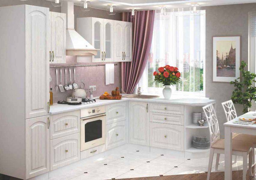 белая уютная кухня верона в Архангельске
