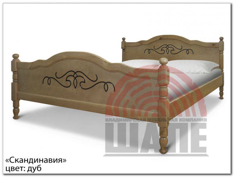 двуспальная кровать скандинавия в Архангельске