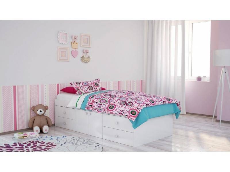 кровать белая polini simple в Архангельске