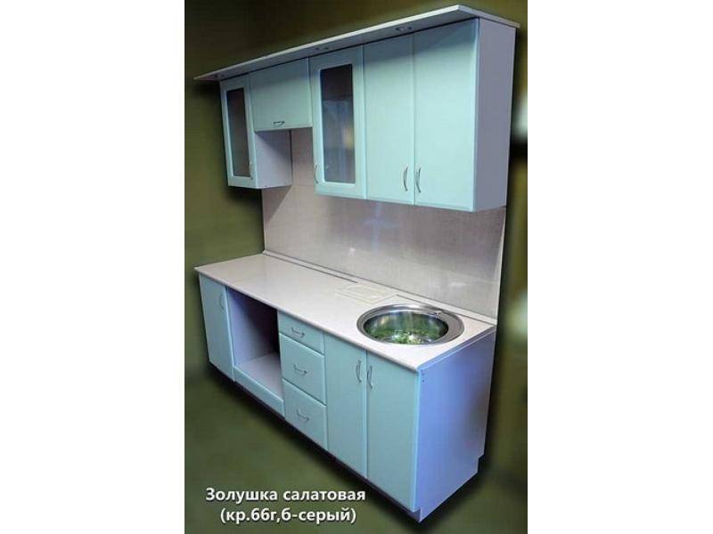 кухня золушка салатовая в Архангельске