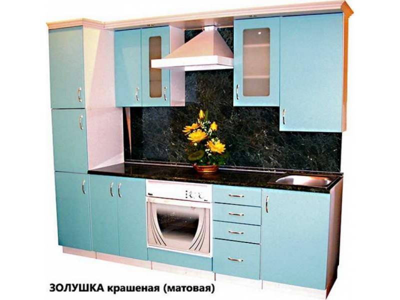 кухня золушка крашеная матовая в Архангельске