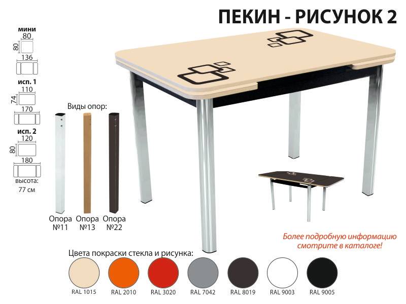 стол пекин рисунок 2 в Архангельске
