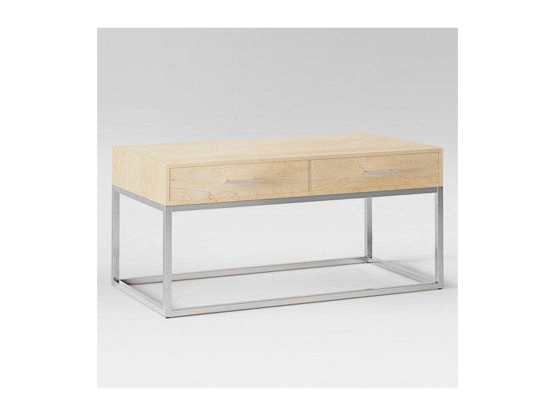 журнальный стол chrome + wooden boxes в Архангельске