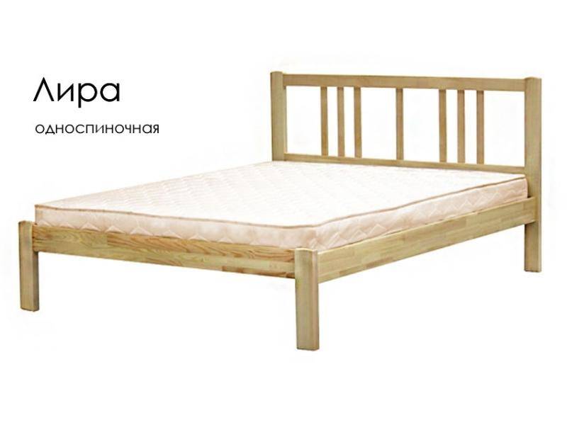 кровать лира из массива сосны в Архангельске
