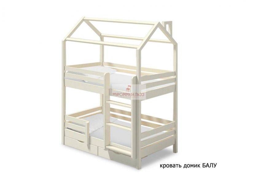 кровать-домик балу два яруса в Архангельске