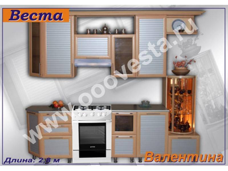 кухонный гарнитур прямой валентина в Архангельске