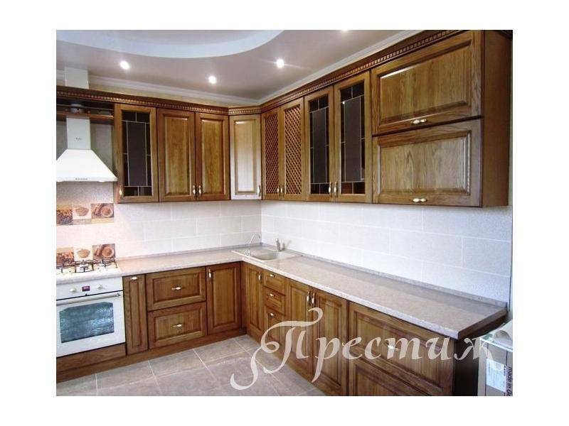 кухня из массива дерева классика в Архангельске