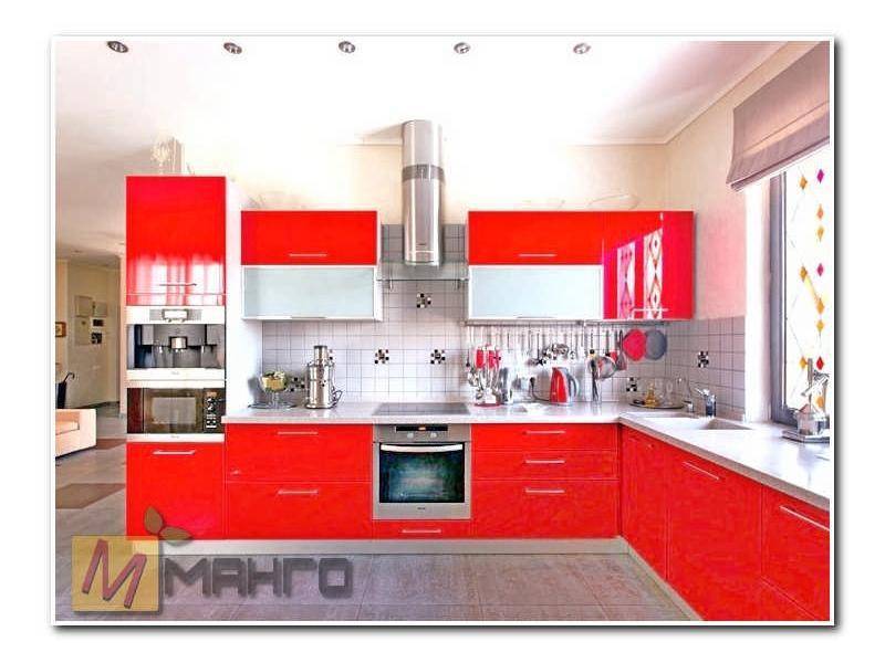 красный кухонный гарнитур анжела в Архангельске
