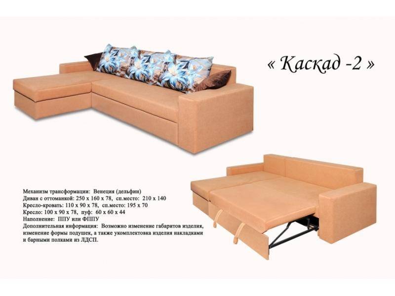 угловой диван каскад 2 в Архангельске