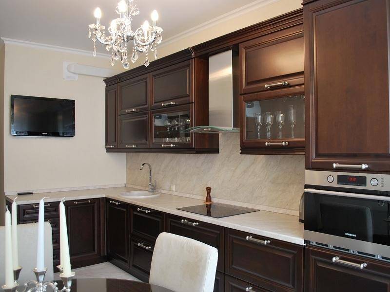 кухонный гарнитур береза цвет итальянский орех в Архангельске