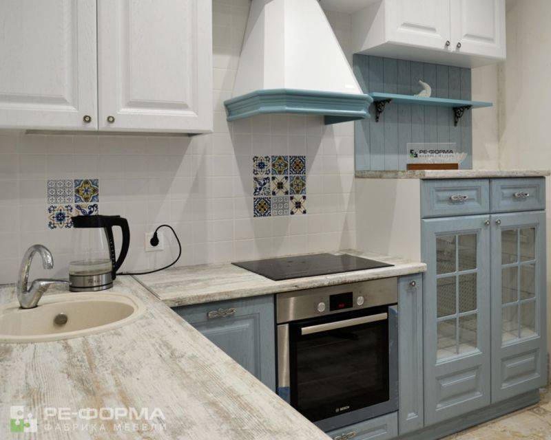 компактная угловая кухня 041 в Архангельске