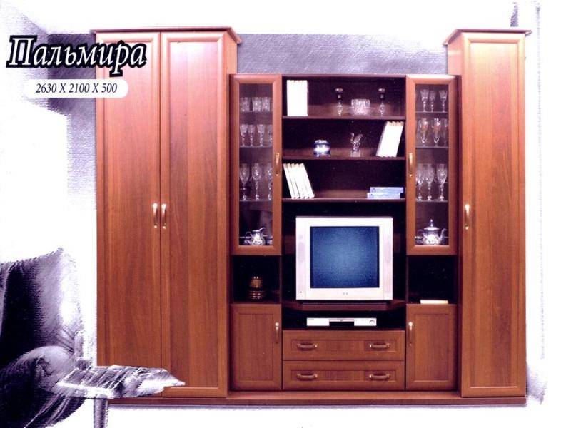 гостиная стенка пальмира 2+1 в Архангельске