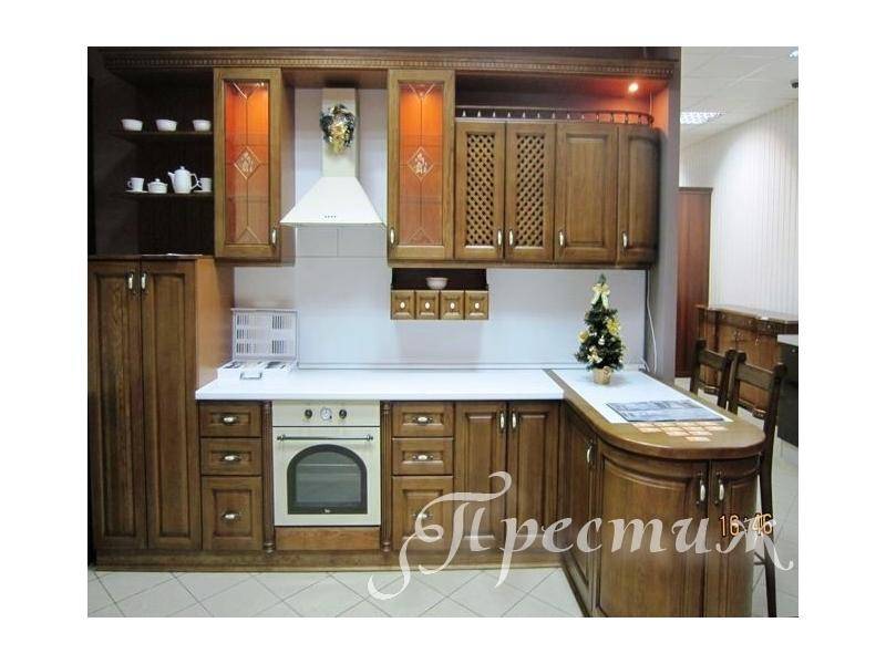 кухня из массива дерева prestij в Архангельске