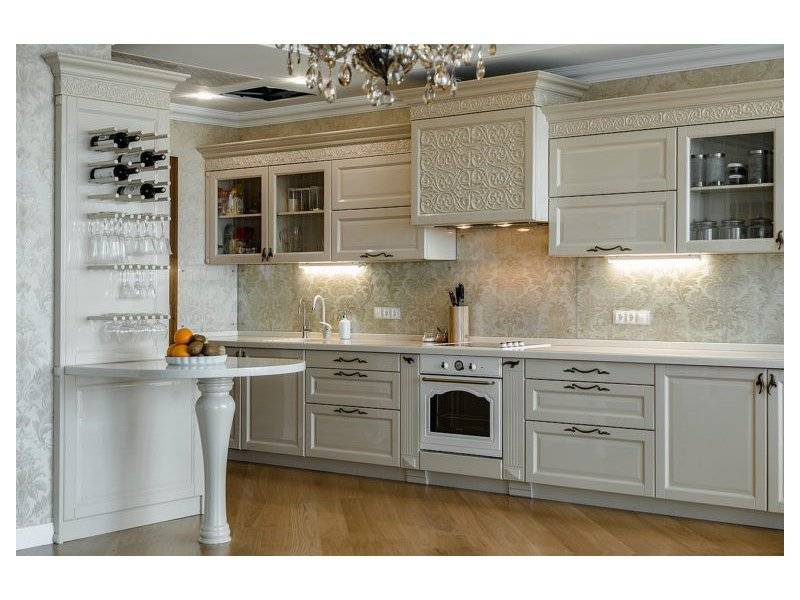 изысканная прямая кухня в Архангельске