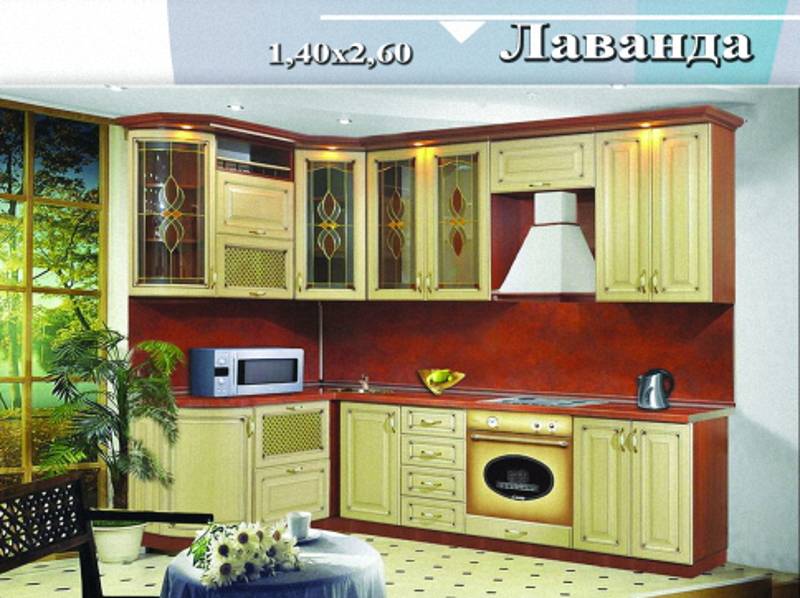 кухня угловая «лаванда» в Архангельске