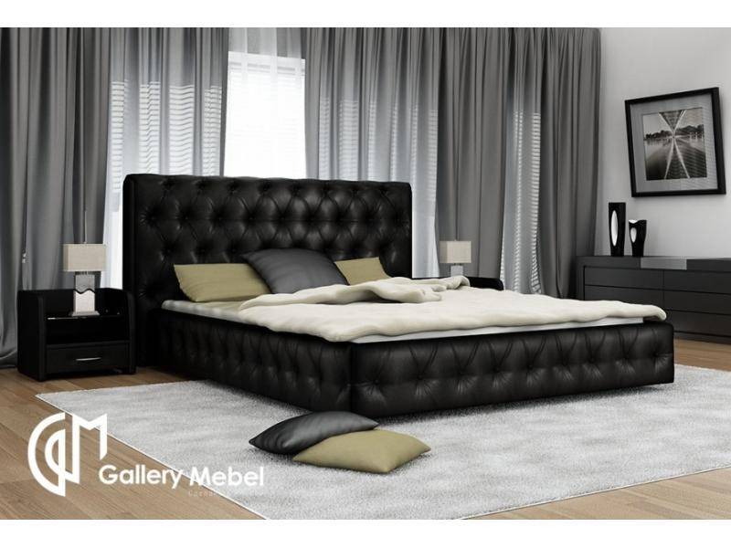 черная кровать letto gm 01 в Архангельске