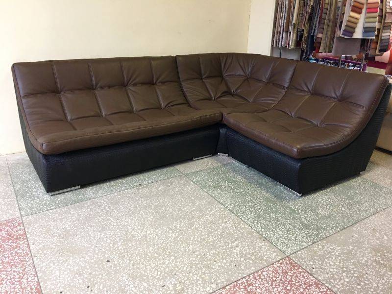 модульный угловой кожаный диван ланкастер в Архангельске