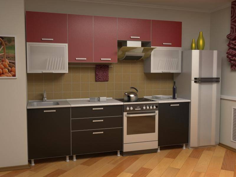 кухня прямая азалия комплектация 8 в Архангельске