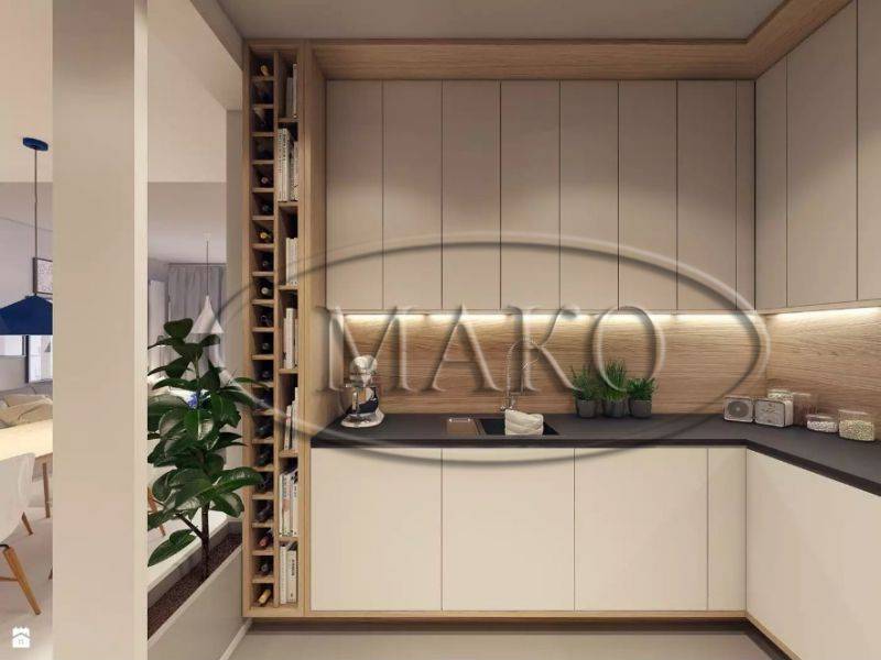 небольшая кухня в стиле минимализм 2 в Архангельске