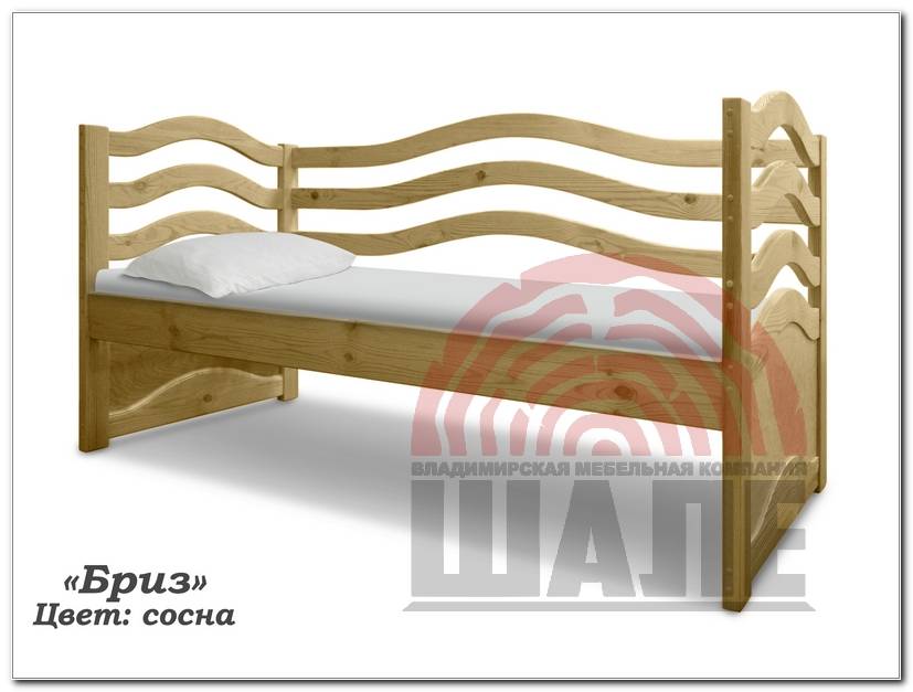 кровать с высокой спинкой бриз в Архангельске