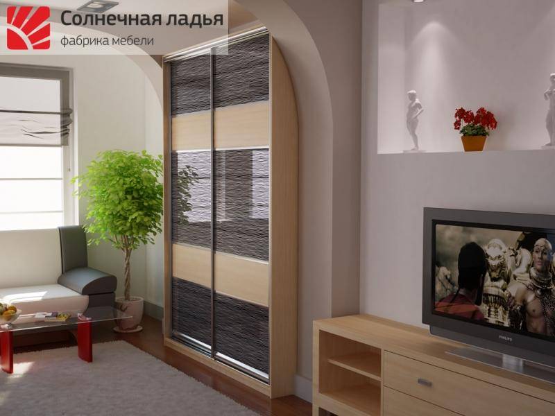 шкаф - купе для гостиной 19 в Архангельске