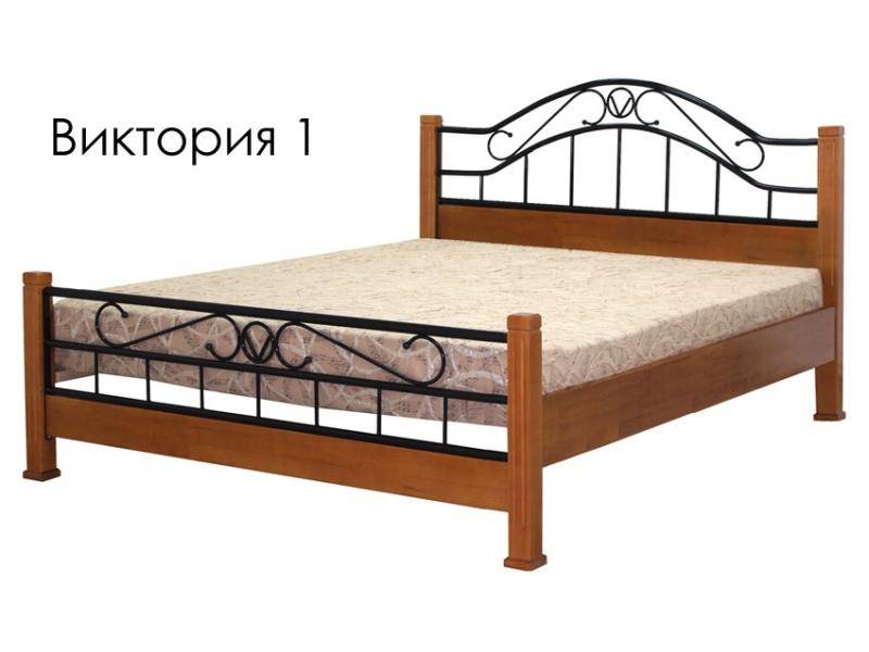 кровать виктория 1из массива сосны с элементами ковки в Архангельске