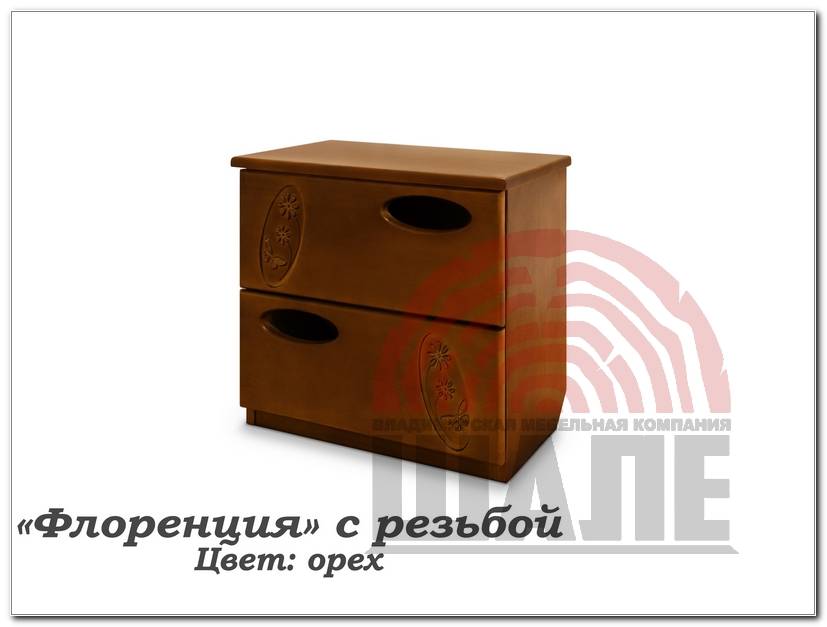 прикроватная тумба флоренция с резьбой в Архангельске