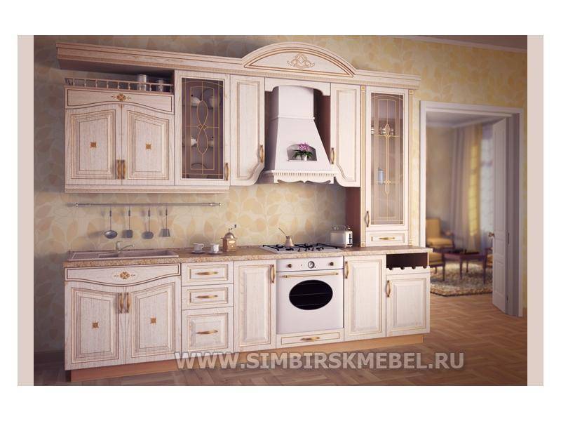 кухонный гарнитур прямой анастасия в Архангельске
