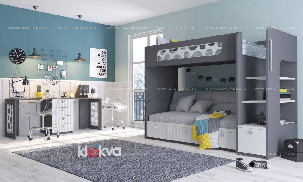 детская вельвет velvet с двухъярусной кроватью в Архангельске