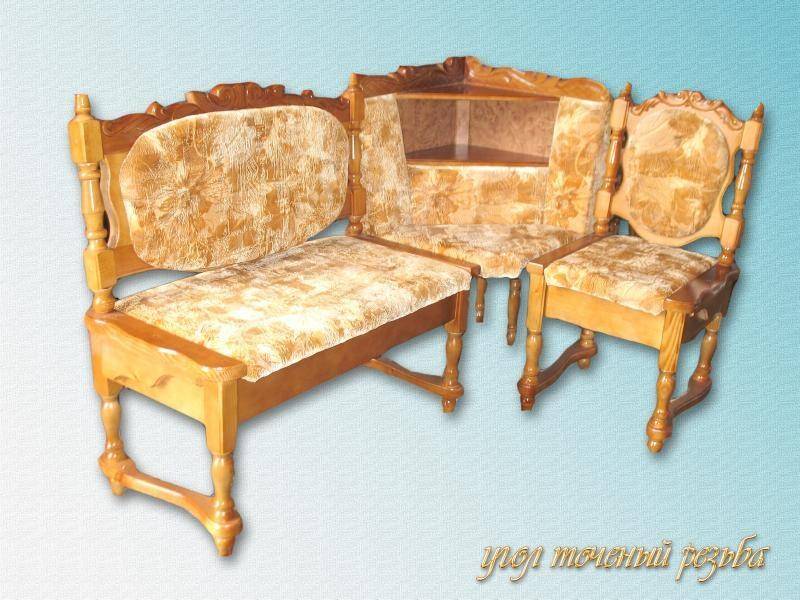 кухонный уголок точеный резьба в Архангельске