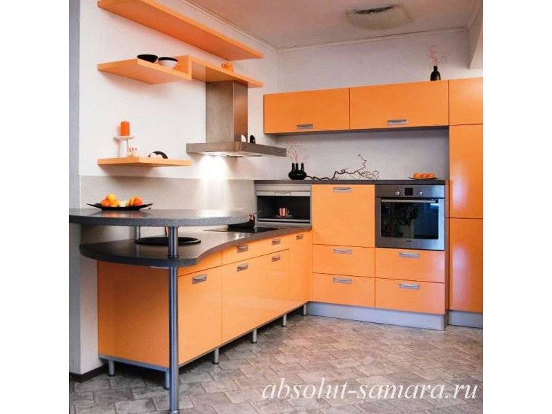 угловая кухня стильная в Архангельске