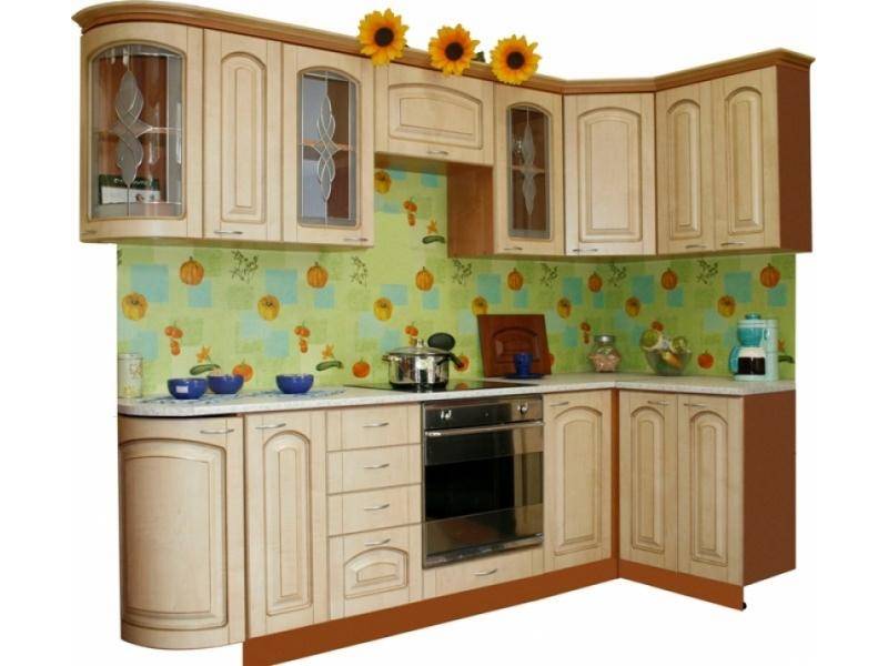 кухня угловая патина беленый дуб в Архангельске