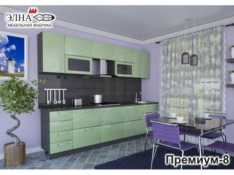 кухня прямая премиум 8 в Архангельске