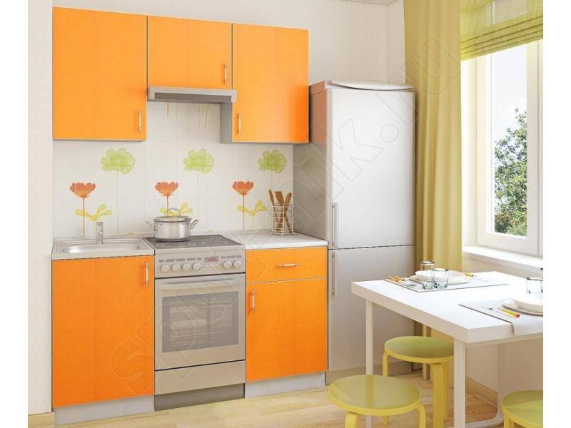 кухонный гарнитур прямой манго в Архангельске