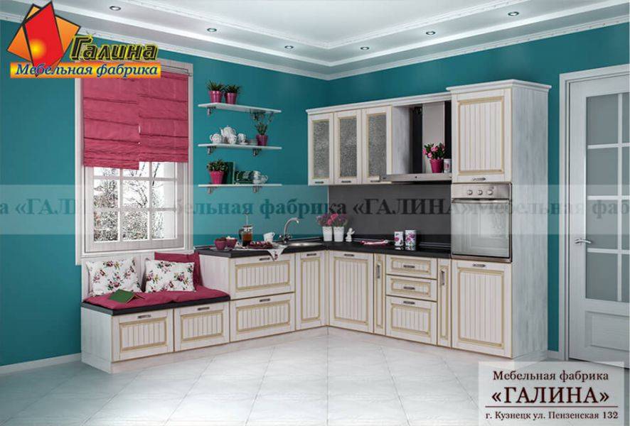 кухонный гарнитур патина 005 в Архангельске
