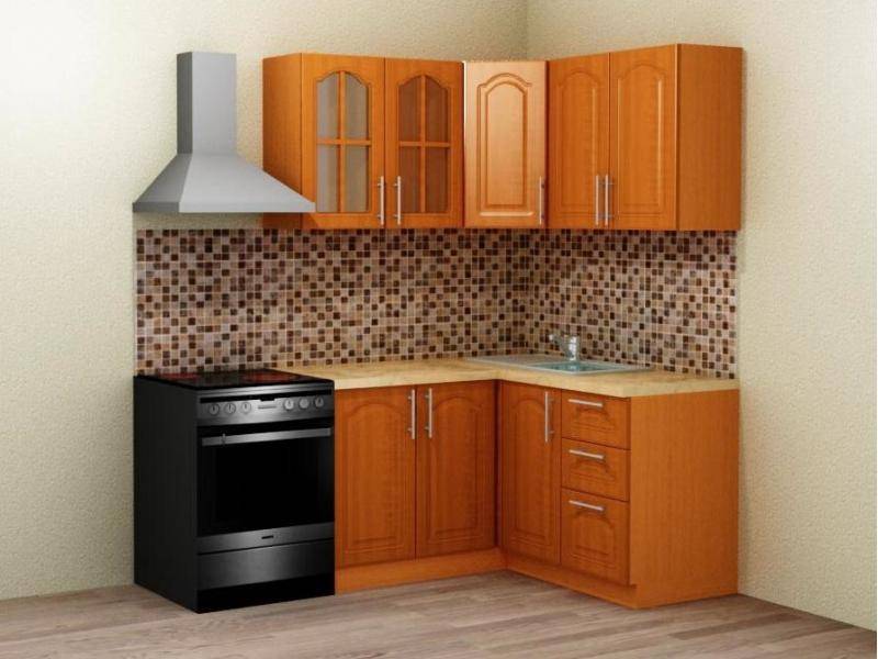 кухня угловая мдф классика в Архангельске